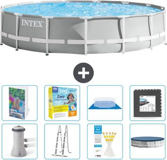 Intex Piscina Prism Frame Redonda - 457x107 Cm - 9-piezas S607