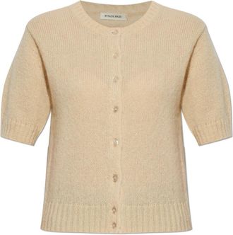 By Malene Birger Myrtilla Cardigan - Dames - Vesten - Beige - L - Wol - Truien & Vesten