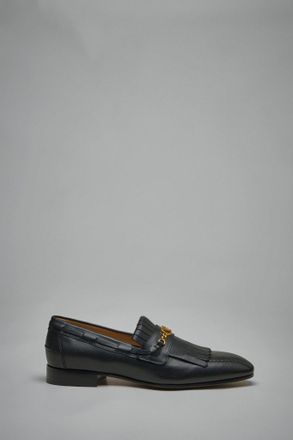 Valentino VLogo Signature Kidskin Loafer with Fringes