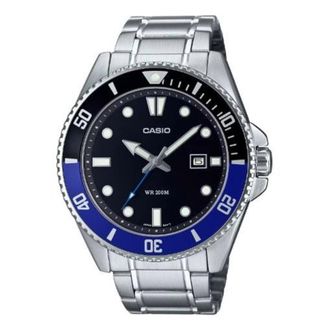 Casio MDV-107D-1A2V Silver Black MDV-107D-1A2
