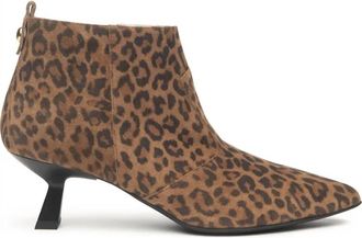 Nero Giardini Womens Mid Heel Ankle Bootie In Leopard
