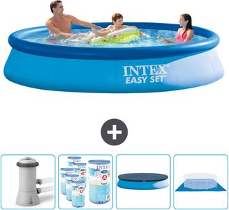 Intex Piscina Easy Set Redonda - 366x76 Cm - 7-piezas Scb88