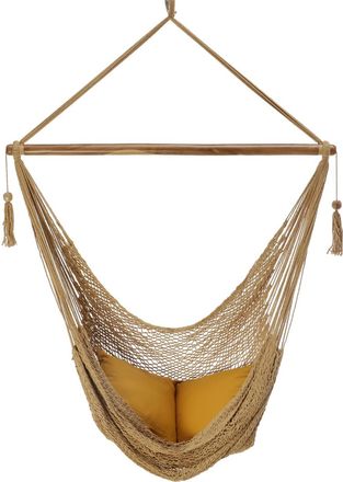 Hamac del sol Juigalpa xl - silla hamaca de nicaragua - marrón - 100% algodón