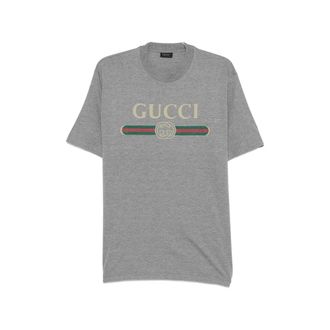 Gucci Interlocking G Web-stripe T-shirt