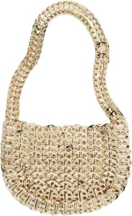 Paco Rabanne Gold Metal Chain Evening Bag