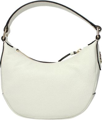 Jimmy Choo London Schoudertas van leer in halvemaanvorm - Dames - Schoudertassen - Beige - ONE Size - Leer - Tassen