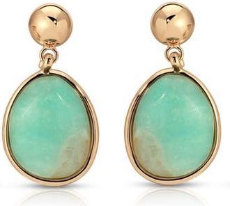 Ettika Amazonite Orb Drop Earrings in Amazonite And Gold at Nordstrom Rack