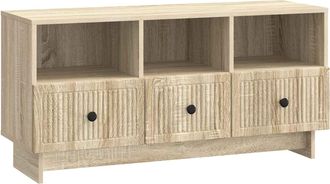 vidaXL Mueble De Tv Con Caj&oacute;n Roble Sonoma 102 X 34,5 X 50 Cm Vidaxl