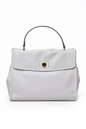 Ermanno Scervino Flap Treasure Handbag - White
