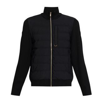 Moose Knuckles Gewatteerde vest - Heren - Truien - Zwart - Maat: L Leer