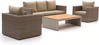 Intenso Furniture Intenso Carpino/Ummari stoel-bank loungeset 4-delig