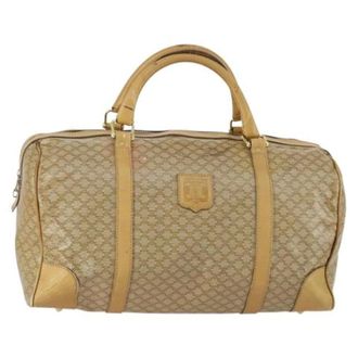 Celine Pre-owned Weekend Bags, female, Beige, Size: ONE SIZE Pre-owned Plastic Weekend Bag