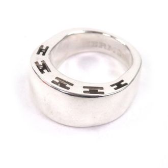 Herm&egrave;s Silver Silver 925 Band Ring (Pre-Owned)
