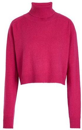 8 by YOOX KNIT CROPPED ROLL-NECK