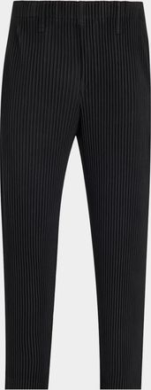 Homme Pliss&eacute; Issey Miyake Men & apos;s Basics Pleated Pull-On Trousers