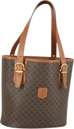 Celine Pre-owned Bucket Bags, female, Brown, Size: ONE SIZE Pre-owned Vintage Tote Bag
