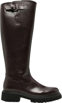 Guglielmo Rotta Winton Boot - Dames - Hoge Laarzen - Bruin - 36 EU - Leer - Schoenen