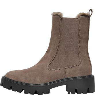 Only Womens/Ladies Betty-9 Calf Boots (Brown Stone) - Size UK 8