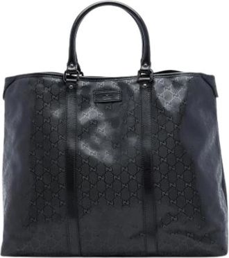 Gucci Pre-owned Vintage Reistas - unisex - Vintage Shopper - Zwart - ONE Size - Leer - Vintage