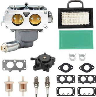 OEM Kit De Ajuste De Carburador Para Motores Briggs & Stratton V-twin De 20 A 25 Hp - N&uacute;mero De Pieza 407777, 499804, 699709, Con Filtro De Aire
