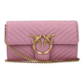 Pinko Cross Body Bags, female, Pink, Size: ONE SIZE F82238 Clutch Bag