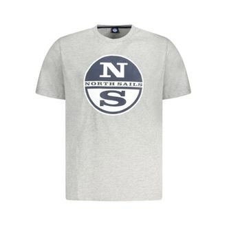 North Sails Hombre, Camisetas, Gris, Talla: S