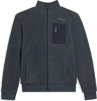 Freddy Felpa in pile sherpa con collo alto e zip