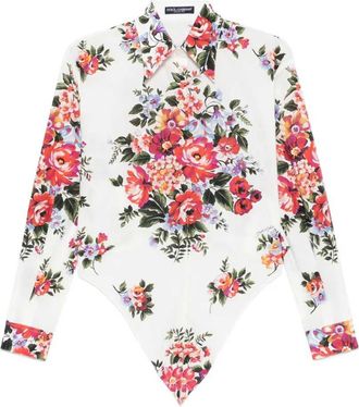 Dolce & Gabbana Lang&auml;rmliges Blumenhemd von Dolce & Gabbana