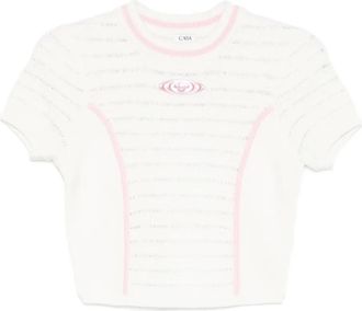 Casablanca Gebreide top - Wit