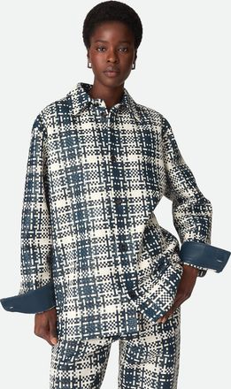 Bottega Veneta Mini Intreccio Leather Shirt - Bottega Veneta