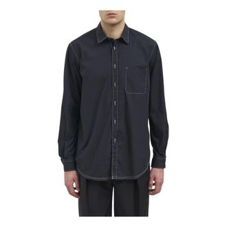 Paura Casual Shirts, male, Black, Size: M Camicia Talete Oversize