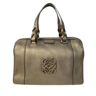 Loewe Pre-owned Handbags, female, Yellow, Size: ONE SIZE Pre-owned Boston Bag