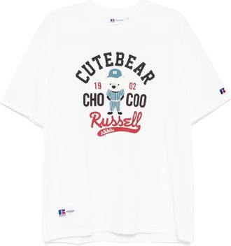 Chocoolate graphic-print T-shirt - men - Cotton - M - White