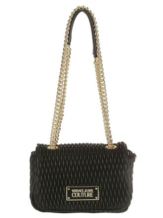 Versace Jeans Couture Quilted Chain-linked Shoulder Bag