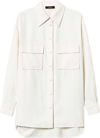 Twin-Set Camicia in crêpe - Bianco