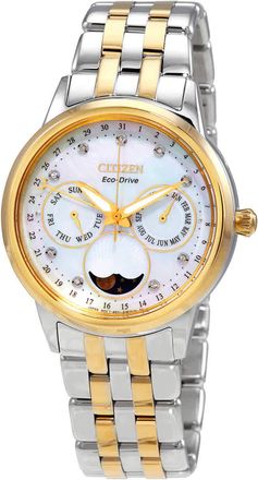 Citizen Eco-Drive Calendrier Chronograph Diamond Ladies Watch FD0004-51D