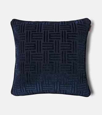 Etro Flag monogram corduroy cushion