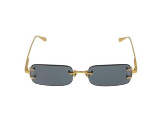 Linda Farrow Sonnenbrille Linda Farrow Lfl1131 Taylor C1 Gelbgold/Licht Gold/17/140