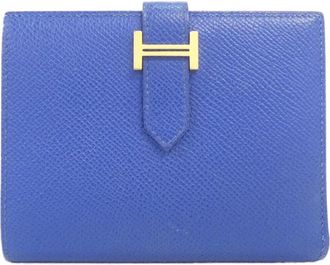 Herm&egrave;s Blue Epsom Leather (Pre-Owned)
