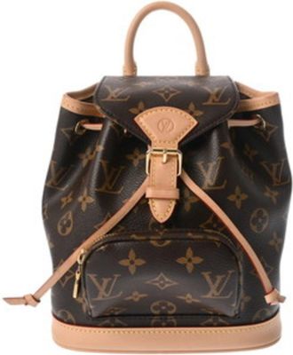 Louis Vuitton Brown Monogram Canvas Backpack (Pre-Owned)