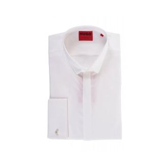HUGO BOSS Ejinar Shirt - Heren - Zakelijke Overhemden - Wit - 4XL - Overhemden
