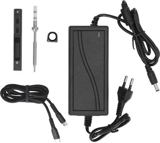 OEM Kit De Soldador El&eacute;ctrico Inteligente Abs, Mini Soldador Con Temperatura Ajustable Dc9-24v, Enchufe Europeo 100-240v
