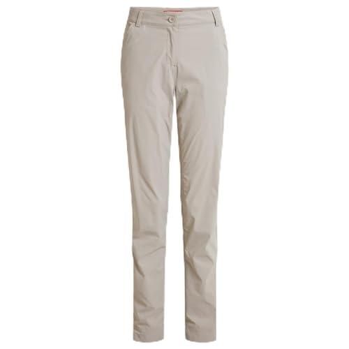 Pantalon De Marche Femme Craghoppers Gris Platine - Taille UK 16, Décontracté Et Pratique