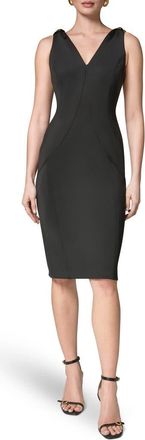 DKNY Shoulder Clasp Sheath Dress in Black at Nordstrom, Size 10