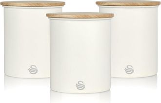 SWAN Set Of 3 Nordic Canisters