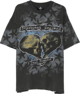 Represent Romance Graphic-print Star-pattern Cotton T-shirt