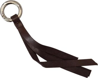 Costume National Leren kwast sleutelhanger - Dames - Sleutelhangers & Tashangers - Bruin - ONE Size - Leer - Accessoires