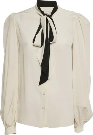 Givenchy Zijden chiffon blouse - Beige