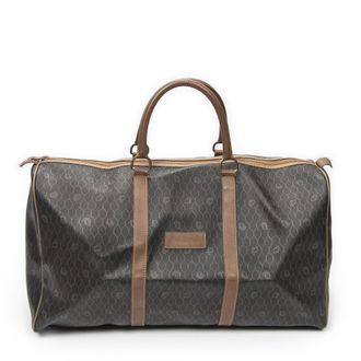 Dior Pre-owned Womens Large Vintage Travel Boston Bag - Brown - One Size