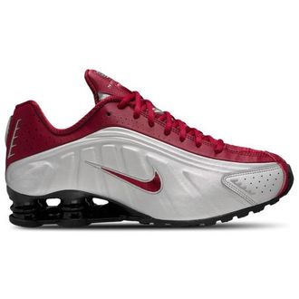 Nike Mens Shox R4 - Running Shoes Team Crimson/Metallic Silver/Black Size 10.0